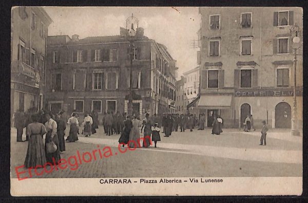 ag7924 - CARTOLINA D'EPOCA - Massa Carrara Città - Piazza Alberica