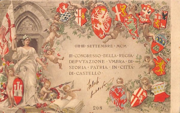 ac2696 - CARTOLINA  D'EPOCA - Perugia Provincia - Città di Castello  1900
