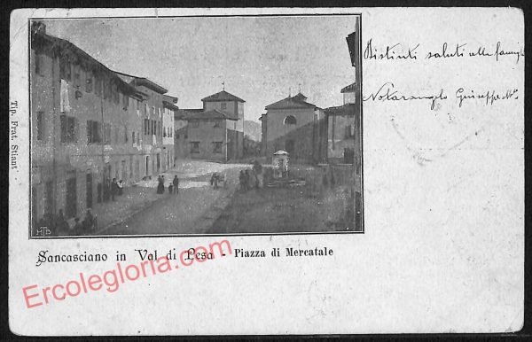 ag0029 - CARTOLINA D'EPOCA - Firenze Provincia - San Casciano in Val di Pesa