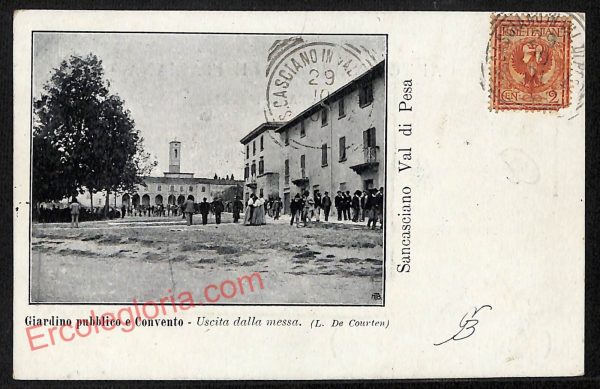 ag0032 - CARTOLINA D'EPOCA - Firenze Provincia - San Casciano in Val di Pesa