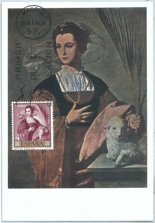68910 - SPAIN -   MAXIMUM CARD   1969  - ART