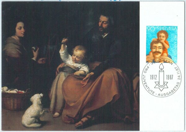 68920 - SWITZERLAND -  MAXIMUM CARDS 1987 - PRO JUVENTUTE