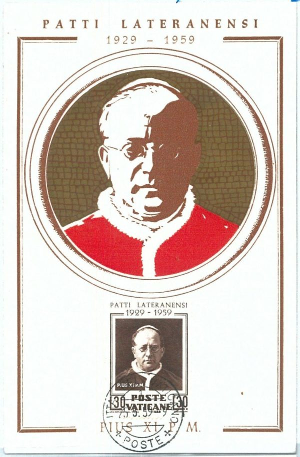 68926 - VATICANO -  MAXIMUM CARD   - ART  Religion 1959