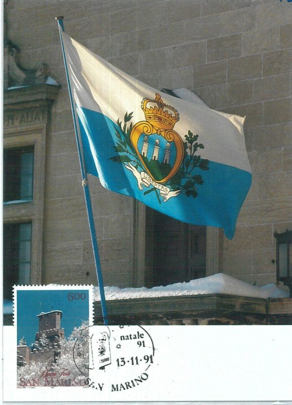 68931 - SAN MARINO -  MAXIMUM CARD   - ARCHITECTURE  1991