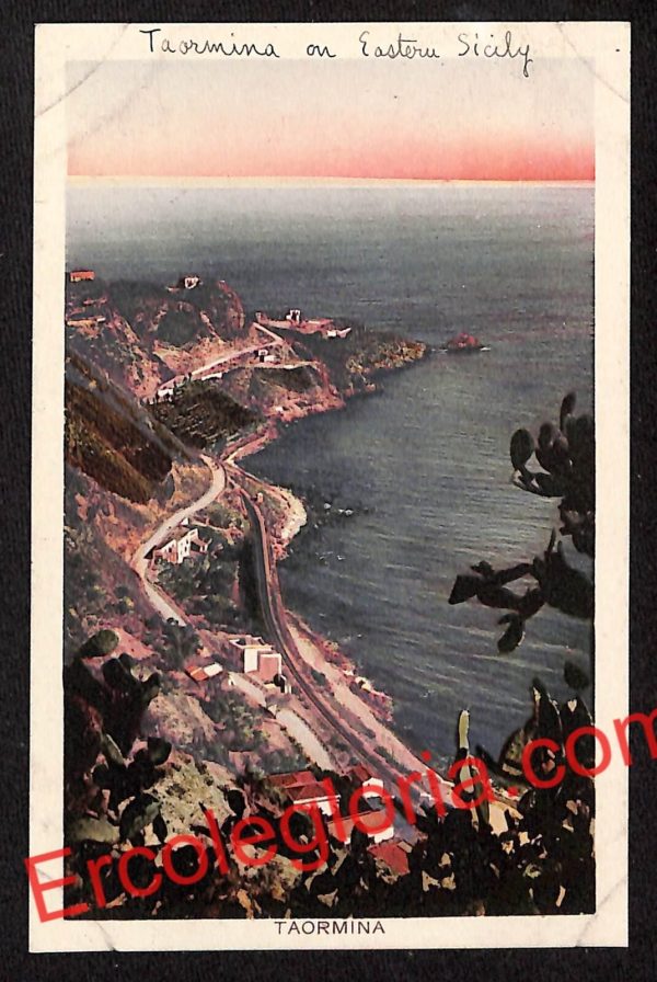 ag8843 - CARTOLINA D'EPOCA - Messina Provincia - Taormina