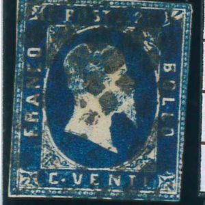 P2704 G - ITALIA ANTICHI STATI , SARDEGNA SASS. NR. 2 USATO