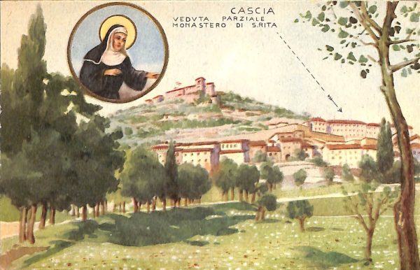 ac2697 - CARTOLINA  D'EPOCA - Perugia Provincia - CASCIA