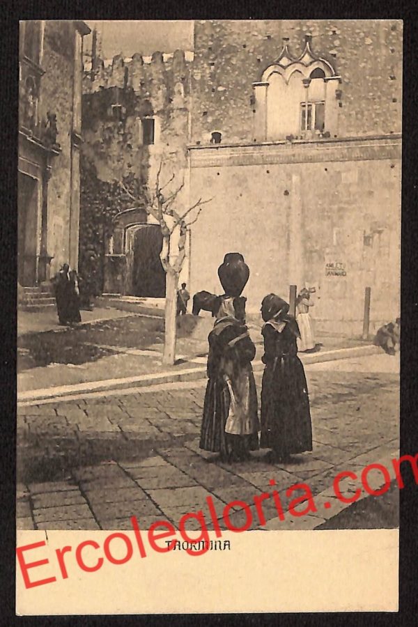 ag8869 - CARTOLINA D'EPOCA - Messina Provincia - Taormina