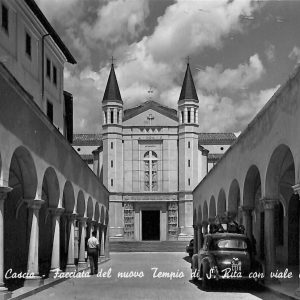 ac2698 - CARTOLINA  D'EPOCA - Perugia Provincia - CASCIA  1957