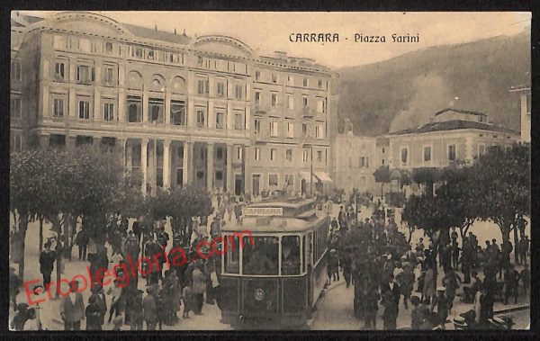 ag7955 - CARTOLINA D'EPOCA - Massa Carrara Città - Piazza Farini