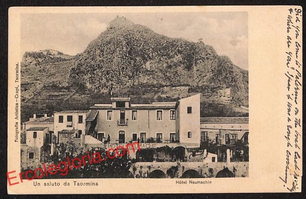 ag8882 - CARTOLINA D'EPOCA - Messina Provincia - Taormina