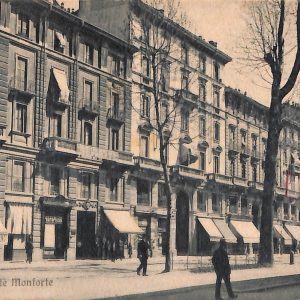 ac3758 - CARTOLINA  D'EPOCA - Milano Città - Viale Monforte  1917