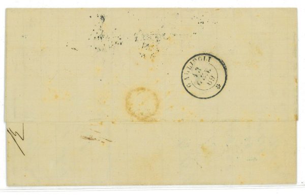 P3328 - GREECE 1868, HERMES HEADS 3 COLOR FRANKING TO GALLIPOLI (ITALY) - immagine 2