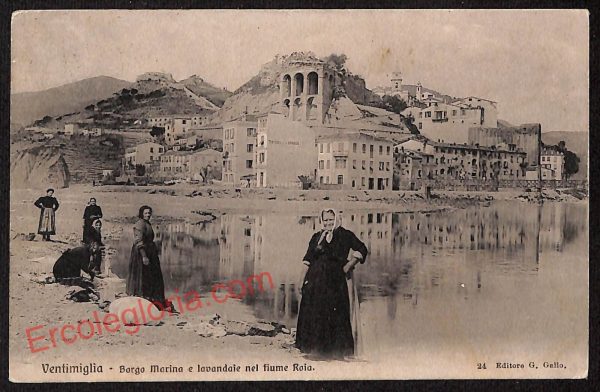 ag5351 - CARTOLINA D'EPOCA - Imperia Provincia - Ventimiglia