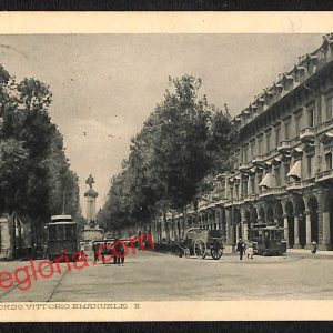 ai7880 - CARTOLINA D'EPOCA - Torino Città - Corso Vittorio Emanuele