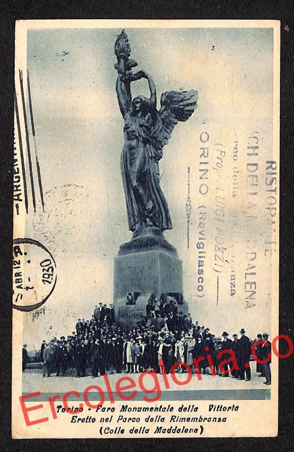 ai7881 - CARTOLINA D'EPOCA - Torino Città - Parco della Rimembranza