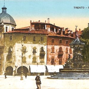 ab5412 -  CARTOLINA  D'EPOCA -  Trento Città : CASA RELLA