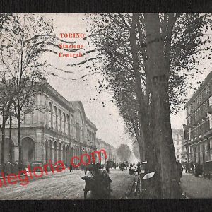 ai7886 - CARTOLINA D'EPOCA - Torino Città - Stazione Centrale