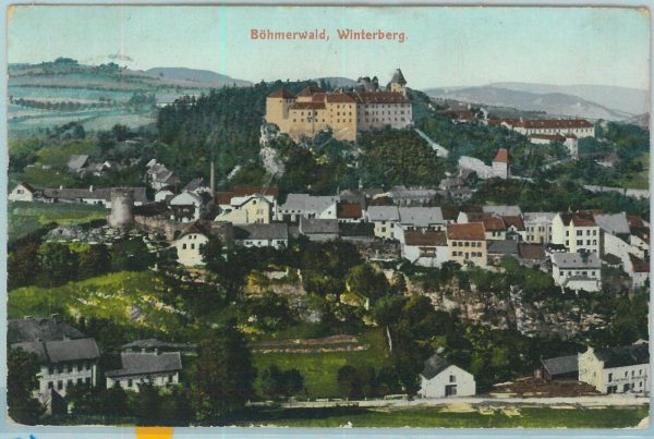 98436 - VINTAGE  POSTCARD Ansichtskarten - Czechoslovakia - WINTERBERG Vimperk