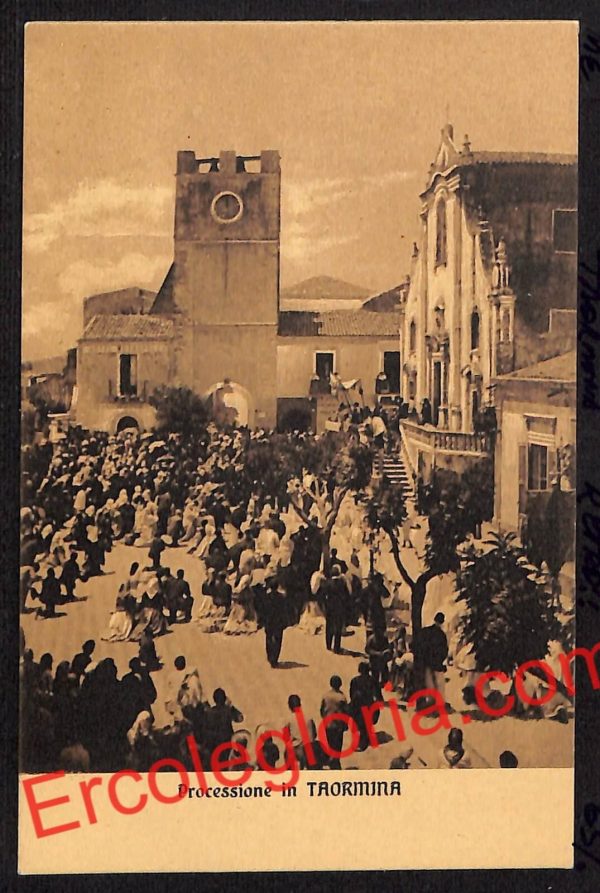 ag8915 - CARTOLINA D'EPOCA - Messina Provincia - Taormina