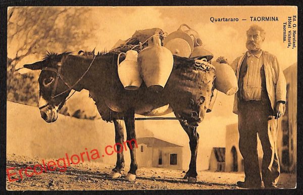 ag8916 - CARTOLINA D'EPOCA - Messina Provincia - Taormina