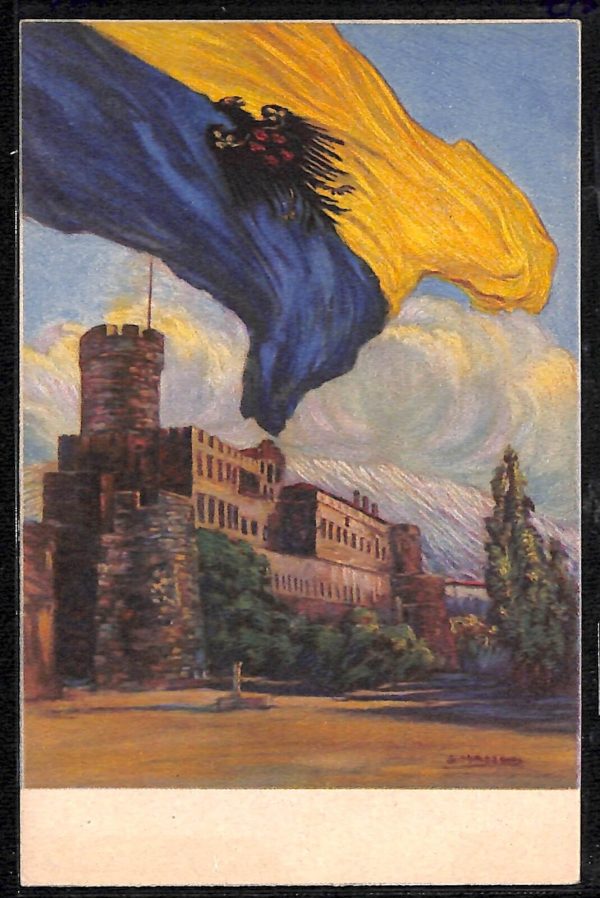 ab5417 -  CARTOLINA  D'EPOCA -  Trento Città : GIUSEPPE MAZZONI