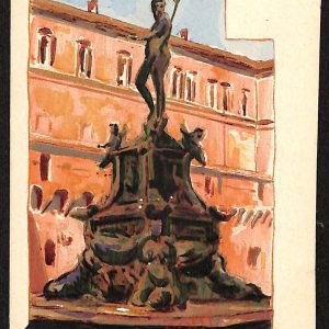 ae6854 - CARTOLINA D'EPOCA - Firenze Città - Monumento il Nettuno