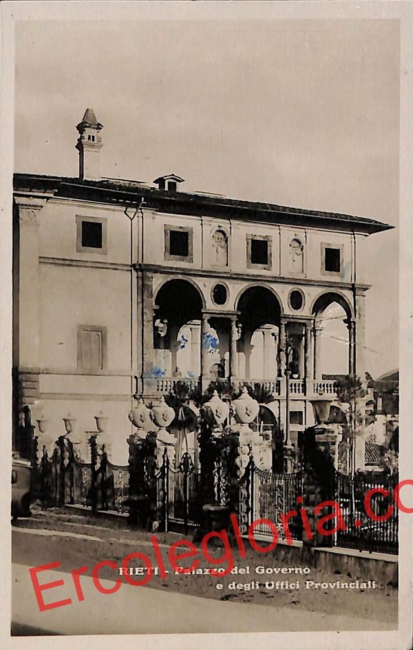 ai0450 - CARTOLINA D'EPOCA - Rieti Città - Palazzo del Governo