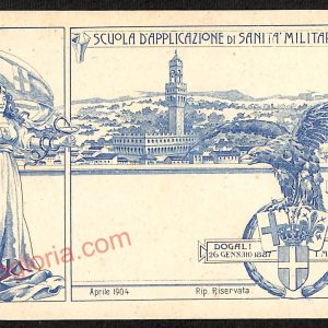 ae6855 - CARTOLINA D'EPOCA - Firenze - Scuola D' Applicazione di Sanità Militare