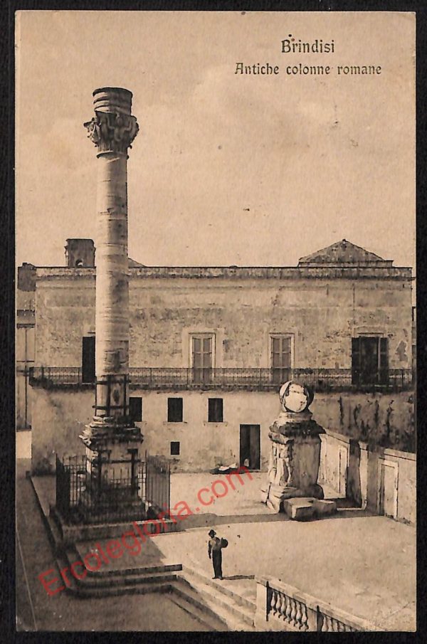 ae4460 - CARTOLINA D'EPOCA - Brindisi Città - Antiche Colonne Romane
