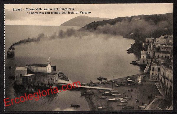 ag8928 - CARTOLINA D'EPOCA - Messina Provincia - Lipari