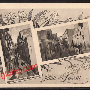 ag8931 - CARTOLINA D'EPOCA - Messina Provincia - Lipari