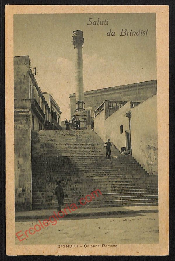 ae4466 - CARTOLINA D'EPOCA - Brindisi Città - Colonna Romana