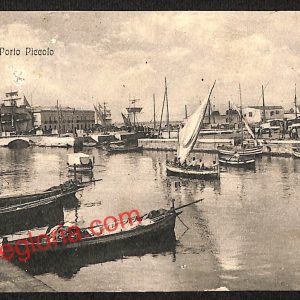ai6442 - CARTOLINA D' EPOCA - Siragusa Città - Porto Piccolo
