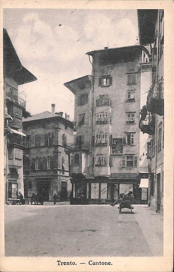 ab5440 -  CARTOLINA  D'EPOCA -  Trento Città : CANTONE