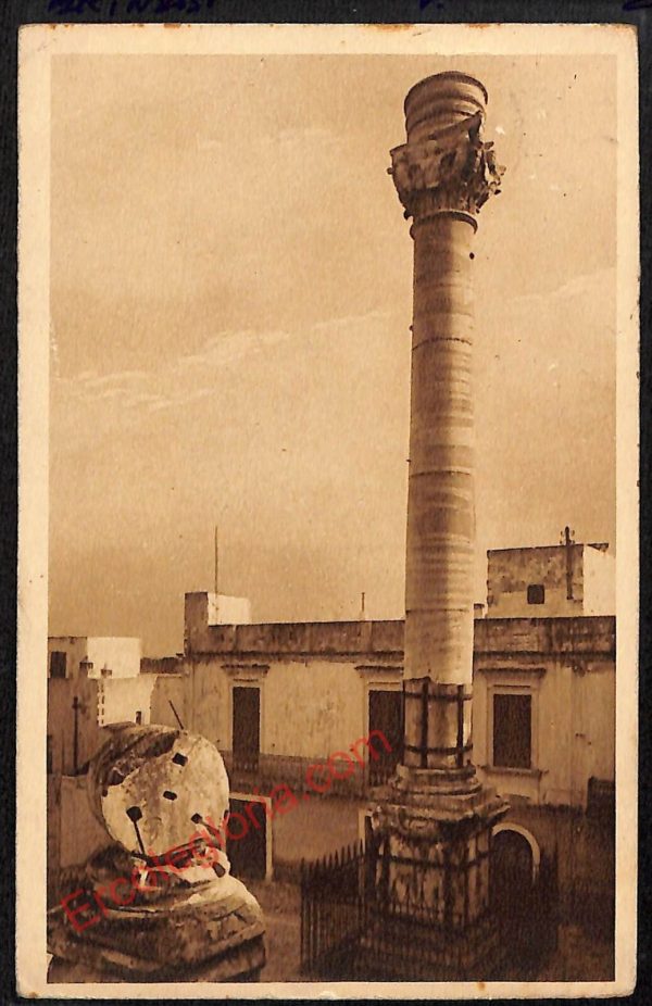 ae4474 - CARTOLINA D'EPOCA - Brindisi Città - Colonna Romana