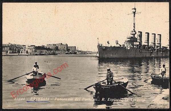 ae4476 - CARTOLINA D'EPOCA - Brindisi Città - Panorama