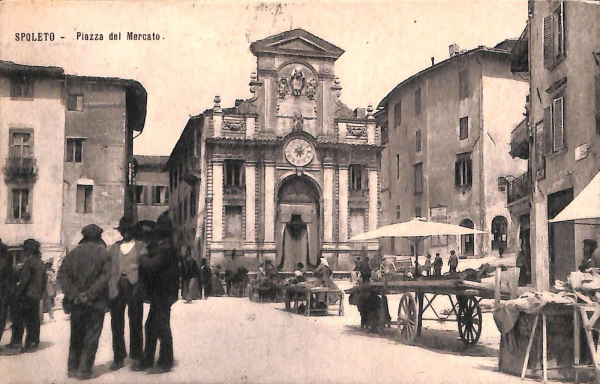 ac3017 - CARTOLINA  D'EPOCA - Perugia Provincia - SPOLETO  1907