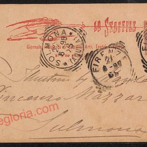 ae6857 - CARTOLINA D'EPOCA - Firenze Città - Lo Staffile  1898