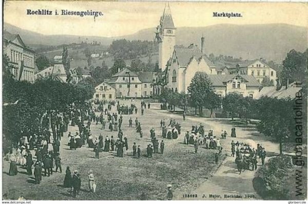 00351 - Ansichtskarten VINTAGE POSTCARD - Deutschland GERMANY - ROCHLITZ Market