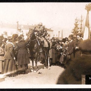 ab5456 -  CARTOLINA  D'EPOCA -  Trento Città : ENTRATA TRUPTE ITALIANE