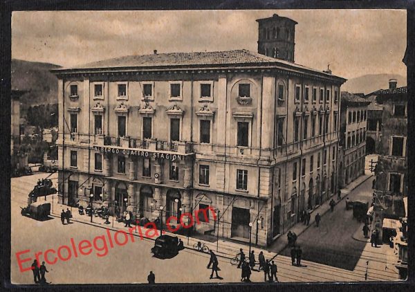 ai0460 - CARTOLINA D'EPOCA - Rieti Città - Albergo Quattro Stagioni