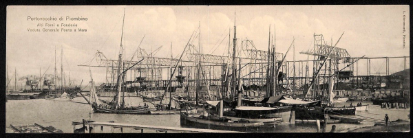 ac8108 - CARTOLINA D'EPOCA - Livorno Provincia - Piombino