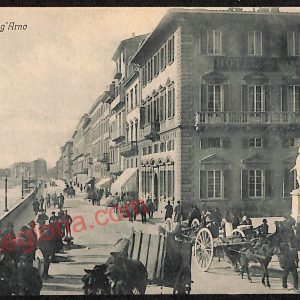 ae7176 - CARTOLINA D'EPOCA - Firenze Città - Lung' Arno