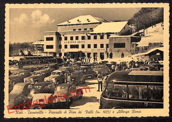 ai0462 - CARTOLINA D'EPOCA - Rieti Città - Piazzale di Pian de' Valli