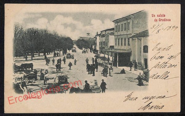 ag1869 - CARTOLINA D'EPOCA - Gorizia Provincia - Gradisca
