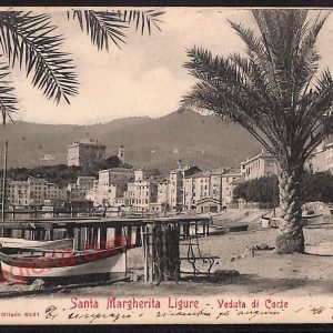 ag1421 - CARTOLINA D'EPOCA - Genova Provincia - Santa Margherita Ligure  1903