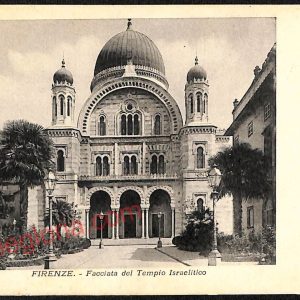 ae7177 - CARTOLINA D'EPOCA - Firenze Città - Facciata del Teatro Israelitico