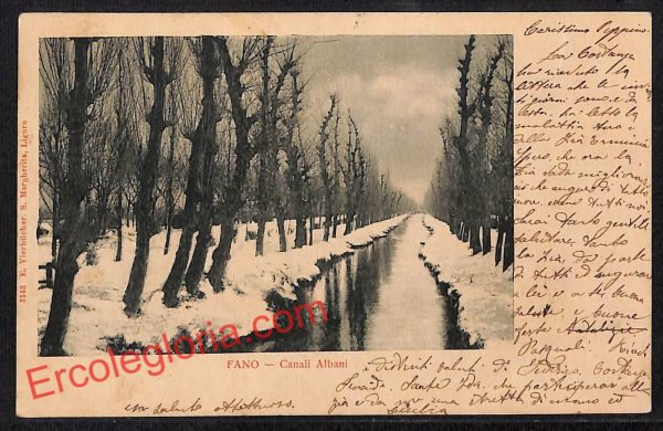 ah6654 - CARTOLINA  D'EPOCA - Pesaro e Urbino Provincia - Fano