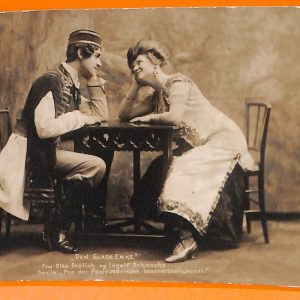 AA8356 - VINTAGE POSTCARD - CINEMA  ACTORI : ELSE FROLICH AND INGOLF SCHANCHE
